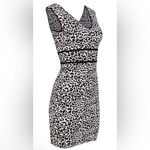 BCBG Max Azria Animal print bandage dress